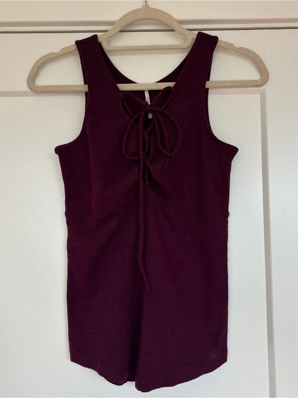 Free People Lace-Up Tank Top